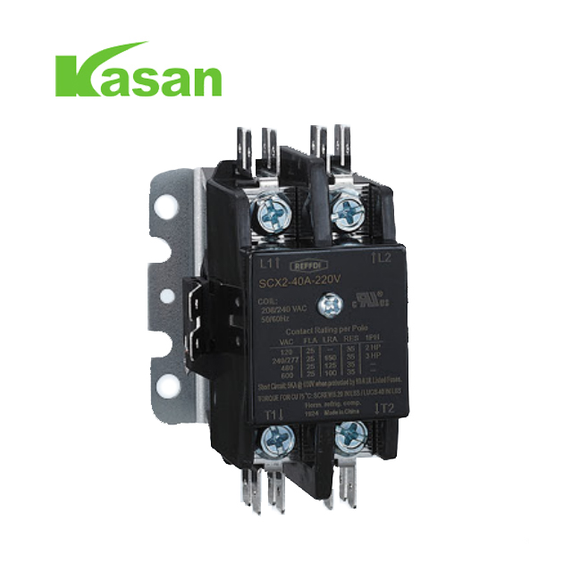 2 pole Contactor 24v coil Definite Purpose Contactor Air conditioning AC contactor