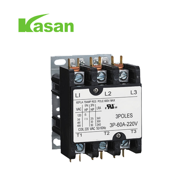 Na-verify ng UL ang 30A 3P air Contactor para sa HVAC 24V/120V/240V/277V/480V